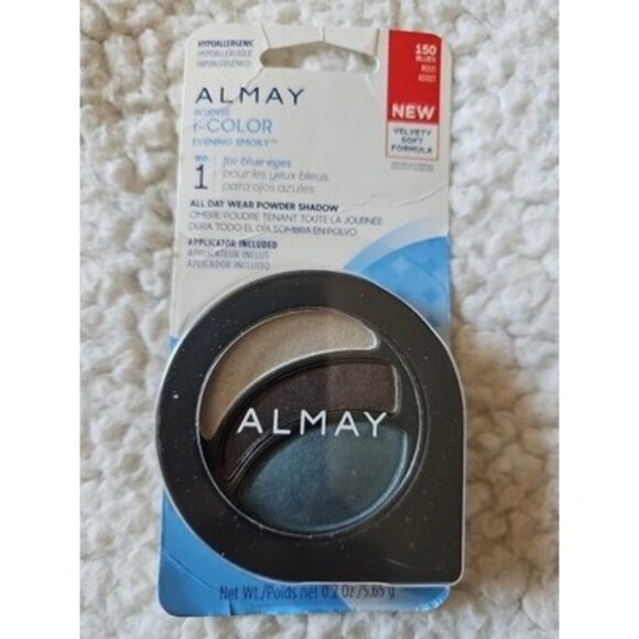Almay Intense i-Color Blues #150 Evening Smokey Powder Shadow - Picture 1 of 2